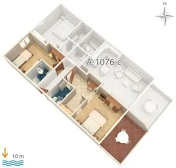 Luxury Ciovo Sleeps 17, Infinity Pool, Seafront *